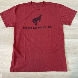 Ford Bronco Red Graphic T-Shirt Mens Size Large Officially Licensed